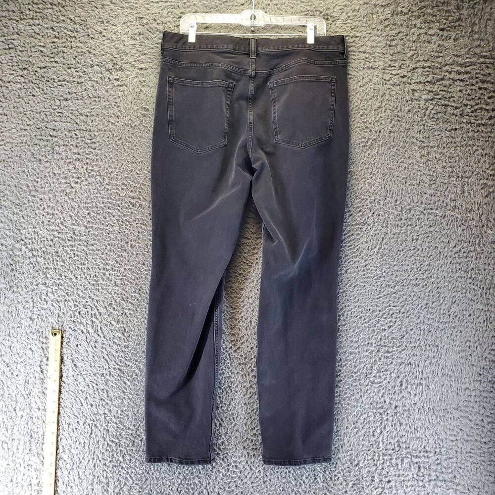 Everlane Jeans Mens 35x32 Black Athletic Stretch Organic Slim Uniform Denim - Picture 10 of 11